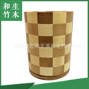 3001家居清新碳化筷子筒 竹制工藝與實用設計的完美結合